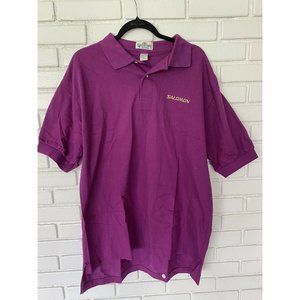 VINTAGE SALOMON Purple Cotton Polo - NWOT - Size XL